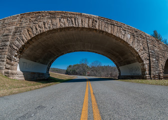 Stone Bridge over the Blue Ridge Parkway
