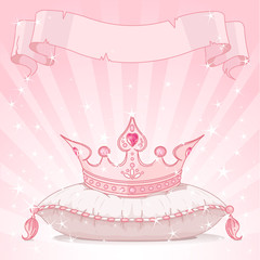 Princess crown background © Anna Velichkovsky