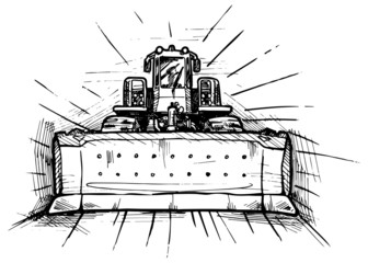 bulldozer © Oleksandr Babich