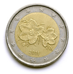 Suomalaiset eurokolikot Rubus chamaemorus Finnish euro coins