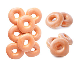 donut  on  white background