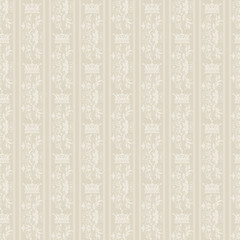 Seamless damask decorative wallpaper