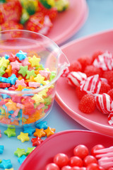 お菓子イメージ　ガム　ラムネ　キャンディ