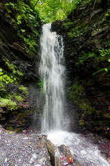 Fototapeta na wymiar Beautiful waterfall river