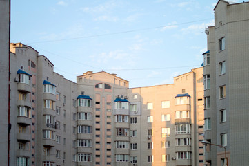 New multi-storey, brick home in the city quarter