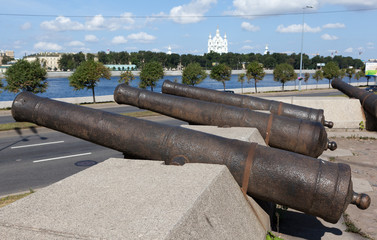 Detail of memorial "Fortress Nyenskans". St. Petersburg