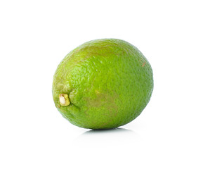 Fresh lime Isolated on white