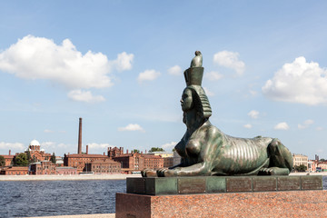 Sphinx on Robespierre. St. Petersburg.