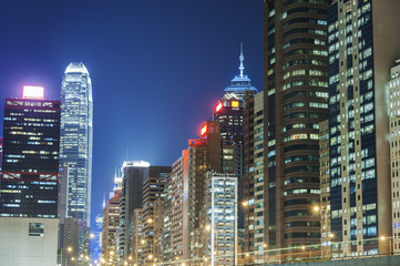 Hong Kong City at night