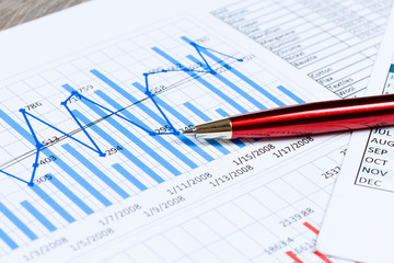 Workplace with documents