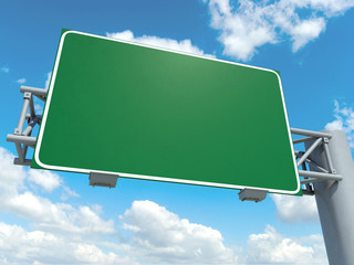 Blank Road Sign © Jane