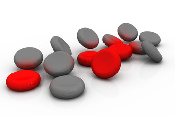 Red blood cells..