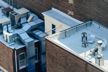 rooftop seating in downtown Philadelphia