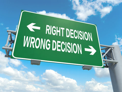 right decision wrong decision