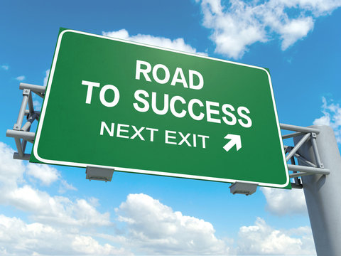 Naklejki road to success