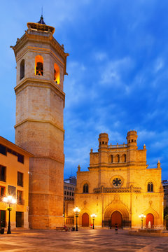  Fadri tower and Gothic Cathedral  at Castellon de la Plana