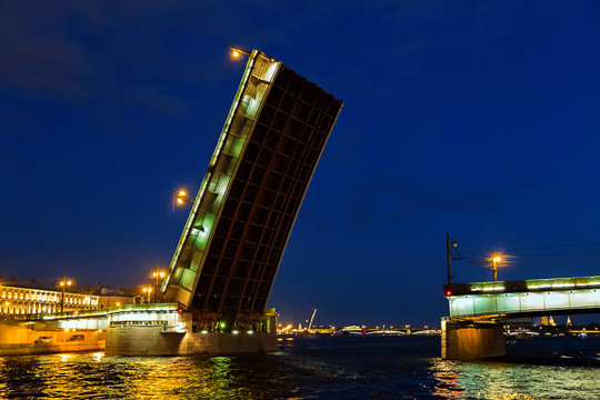 Bridge in the city of St. Petersburg
