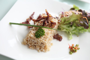 fried rice with pork
