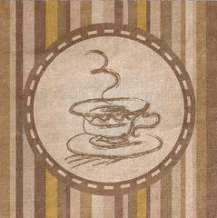 Coffee Fabric  texture