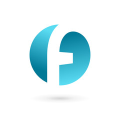 Letter F logo icon design template elements.