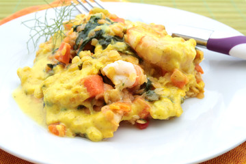 crevettes à l'indienne