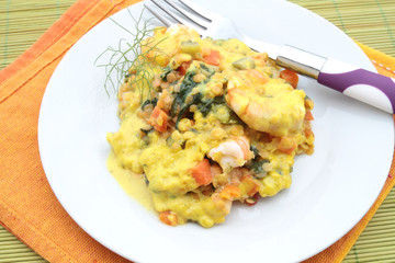 crevettes à l'indienne