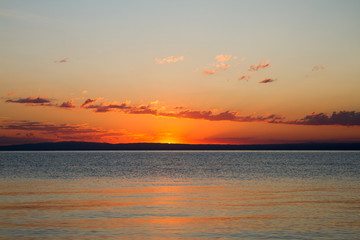 Fototapeta premium sunrise on the sea