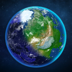 planet earth. view from space.