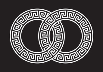 Illustration of the Greek Pattern Linked Together