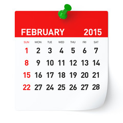 February 2015 - Calendar