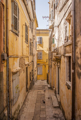 Fototapeta na wymiar traditional street greece