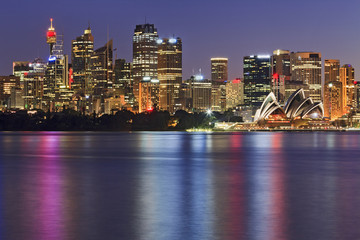 Obraz premium Sydney Cremorne close dusk