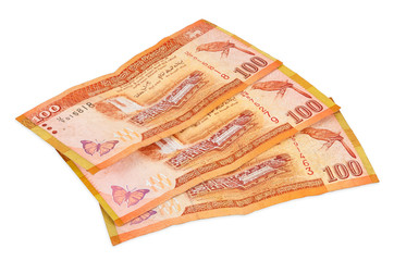 Sri lankan banknotes of 100 rupees