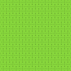 Green Seamless Pattern with Dots and Lines