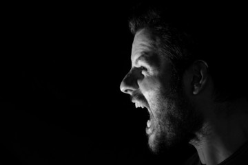 Schreiender Mann © TeamDF