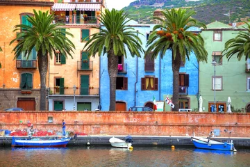 Boats on the river, Bosa, Sardinia © kemaltaner