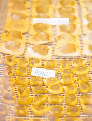 Italian handmade pasta. cooking,cuisine. Ravioli.