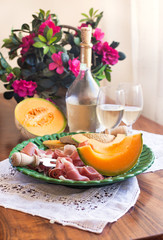 Prosciutto with melon