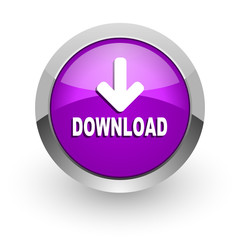 download pink glossy web icon