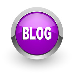 blog pink glossy web icon