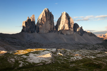 Tre Cime at sunrise