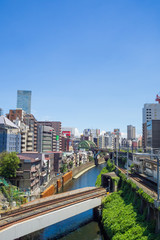 Naklejka premium Train tracks at Ochanomizu
