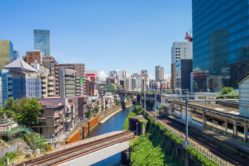 Naklejka premium Train tracks at Ochanomizu