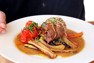 kalbsnierchen mit grillgemüse