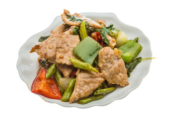 Pork with vegetables