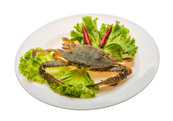 Raw crab