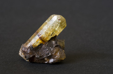 Apatite crystal from Mexico. 4cm high.