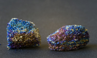 Unusual granular chalcopyrite. Larger piece 4.5cm across.