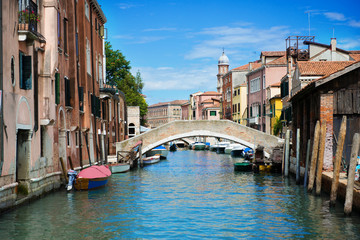 Plakat Bridge in Venice