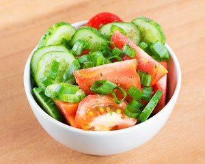 Fresh vegetable salad
